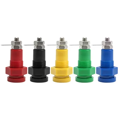 JIALUN AT-BP2068 3mm Loop Banana Socket Nylon Insulated Safety Banana Jack