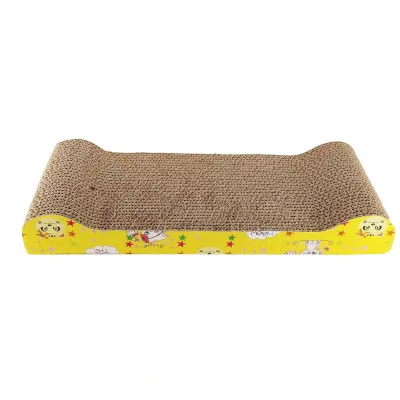 Factory Wholesale Cute Corrugated Cat Scratcher Large Triangle Cat Scratcher Cardboard Toy Round Cat Scratcher