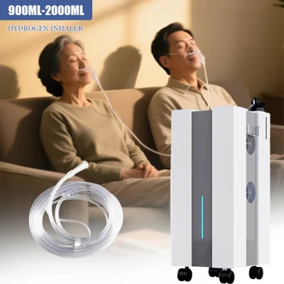 2025 New Portable Rechargeable 900ML-2000ML Hydrogen Inhalation Machine with New SPE and PEM Technology for Elderly Body Care
