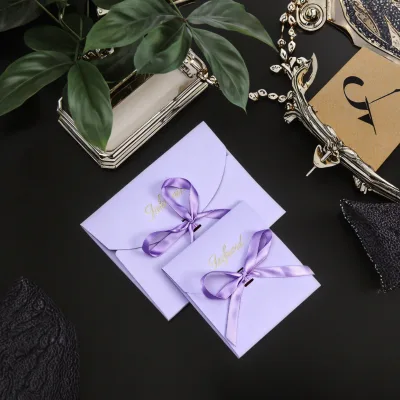 High-End Customizable Logo Mailing Bags Special Paper Wallet Envelopes for Holiday Gift Cards Jewelry & Greeting Cards