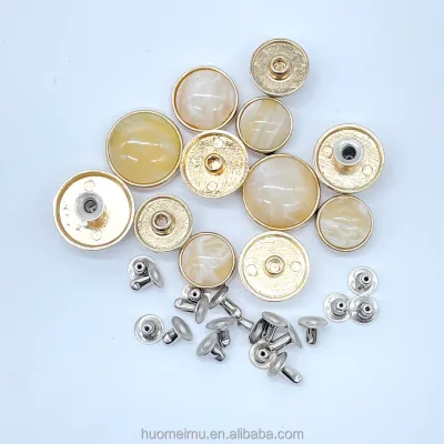 Factory Direct Sales Durable Zinc Alloy Skin Color Shoe Buckles with Flower and Button Decorations for Shoes and Bags