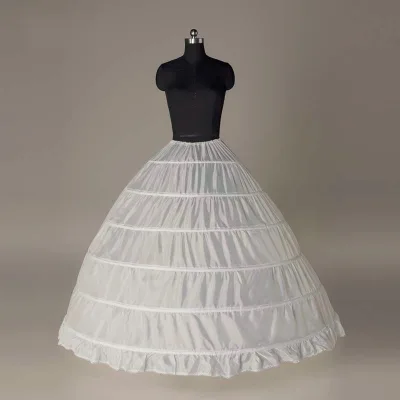 CYG Wholesale 8 Hoop Petticoat Fluffy Press-up for Dress Vintage Ball Gown