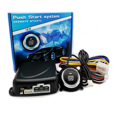 Keyless Engine Start Stop Push Button Cover Easy Push Ignition Switch