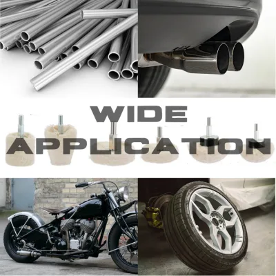 White Cotton Buffing Wheel Model for Manifold/Aluminum/Stainless Steel/Chrome Car Beauty Drill Use Made in Henan