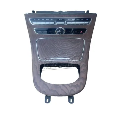 New High Quality E Series W213 Front Work Table Mahogany Panel air Conditioning Switch CD Box Clock Panel for Mercedes-Benz