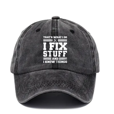 Old Dad Hat Men's Retro Soft-Top Sun Hat Cross-Border 100% Cotton Printed Baseball Cap Curved Brim Metal Buckle Promotional