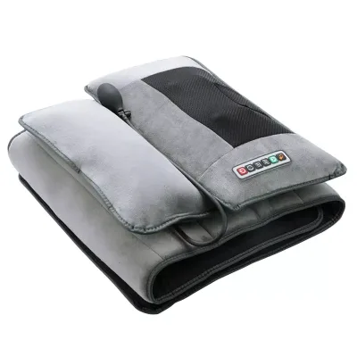 Portable Soft Full Body Foldable Lying Reclining Wormwood Hot Compress Electric Vibration Massage Mattress Bed