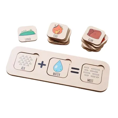 New Arrival Customizing Design Wooden Flashcards Math Weather Alphabet Educational Feeling Flash Card With Customizing Box