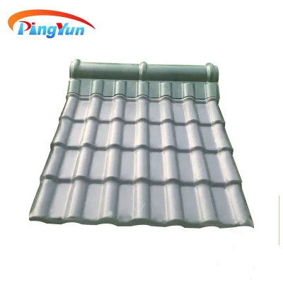 Weather-Resistant 10mm Thick Spanish Style UPVC Corrugated Roofing Sheets ASA Coating Finish for Villas Residential Pavilion