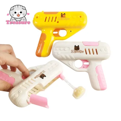 Gun Lollipop Popular Toy Gun Milk Press Candy