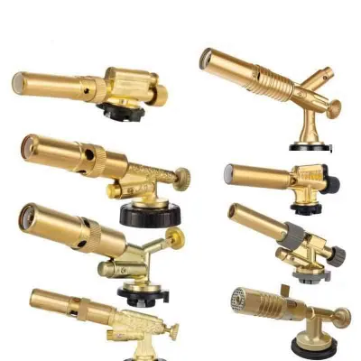 Kitchen Tools Auto Ignition Propane Butane Fire Blow Gun Flame Gun Multi-function Flame Gun Torch Portable Gas Welding Torch Kit
