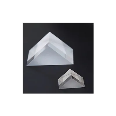 Custom K9 Glass Flat Pattern Right Angle Reflection Equilateral Triangular Prism OEM Supported Optical Equipment Lenses Use