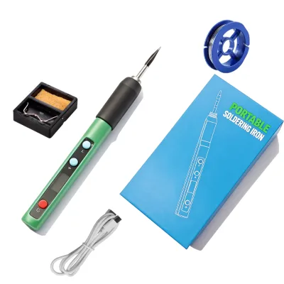 Factory-direct mini USB-wired digital soldering iron; supports OEM logo customization; suitable for DIY soldering