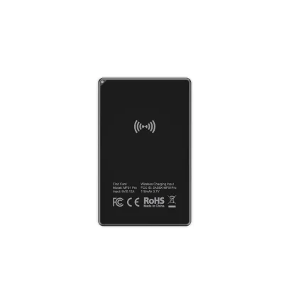 For Apple Find My Card in Aluminum Alloy Frame and Stalinite, Rechargeable Tracker, Similar Size As Credit Card
