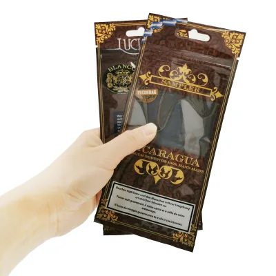 Hot Products Worldwide Cigar Bags / Humdidty Cigar Bags with Zipper for 1-5 Cigars