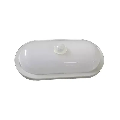 Pir Sensor Wall Lamp Moisture-proof Lamp Elliptic Led Ceiling Lamp With Microwave Sensor 20w