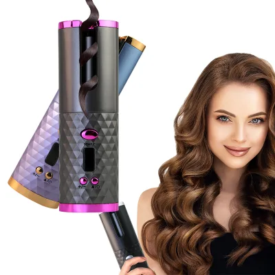 Mini Hair Crimper Small 3 Barrel Curling Iron Hair Waver Dual Voltage for Home and Travel