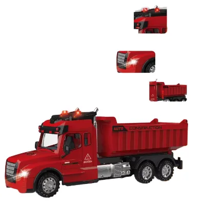 Inertia Tipper Engineering Vehicle with Light and Sound Friction Toy Vehicle
