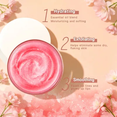 Wholesale Multi Flavor Lip Exfoliating Scrub Moisturizer Whitening Soften Rough Skin Reduce Dry Peeling Nourishing Lip Care Mask