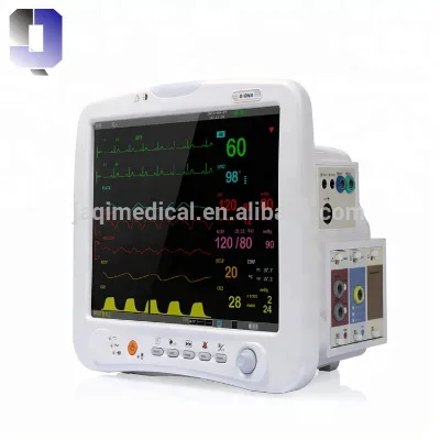 JQ-8500S 15.1inch Multi Parameter ETCO2/IBP/3G/4G Optional Patient Monitor
