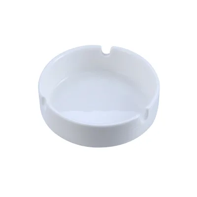 Customized Pottery Ashtrays Rectangle Restaurant Custom logo Porcelain Ceramic Cigar Ashtray