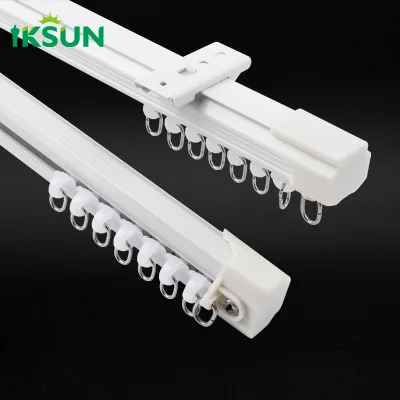 IKSUN High Quality Classic Style Curtain Accessories Curtain Track Chunky Long Adjustable Curtain Rail