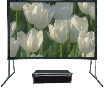 100" 16:09 Fast Floding Projector Screen Rear & Front