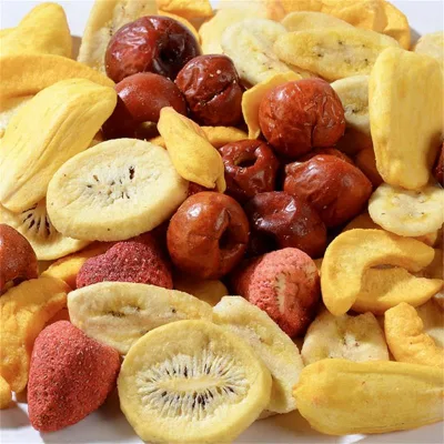 Factory Supply Vegan Friendly Snack Mixed Fruit Crisp with Kosher Certification