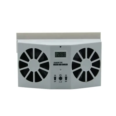 Hot Selling Product 12 Volt Solar Car Window Fan High Power Motor Air Circulating Cooling System Car Fan