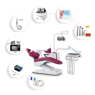 Foshan Gladent High Level Medical Dental Unit with Full Set Accessories