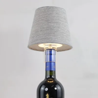New Bar Outdoor Easy Take Romantic Dinner Light Only Shade Without Base Wine Bottle Table Lamp