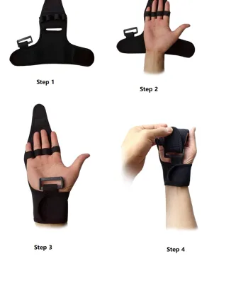 Fingers Rehabilitation Gloves Hand Bandage Finger Corrector Health Care Fixed Hand Gloves