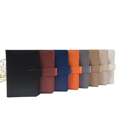 Professional Manufacturer Saving Agenda Multi-Colored Budget Planner A6 Leather Monthly Budget Planner Ring Planner Binder