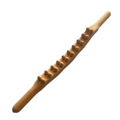 IASTM Beech Wood Gua Sha Massage Stick Wooden Guasha Massager Body Dredge Meridian Muscle Fascia Relax Physiotherapy Tool