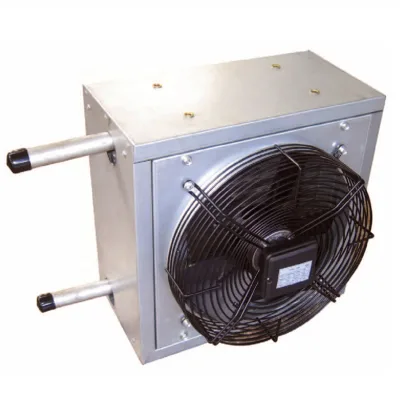 Industrial Hot Water Steam Unit Heater, Copper Tube Aluminum Fin Air Heater with Axial Fan for Workshop Factory Heating