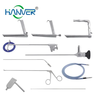 Fiber Optic Laryngoscope Manual Autoclavable 10mm Diameter Hospital Use