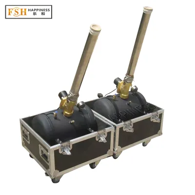 HAPPINESS Professional 2-Inch Big Confetti Machine Maker 220V Stage Lighting Equipment Flight Case Packing for Party
