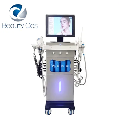 18 in 1 Hot Dermabrasion Machine Beauty Instrument Facial RF Machine Microcurrent Facial Toning Device