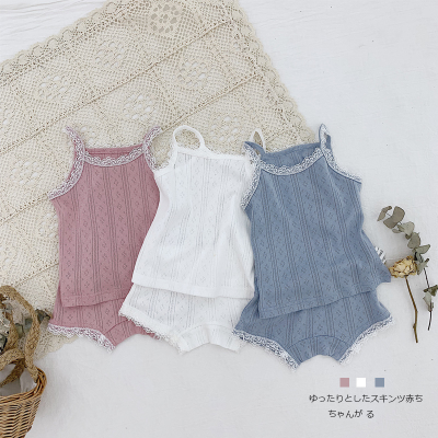 2019 two pieces baby girls toddler summer clothes wholesale