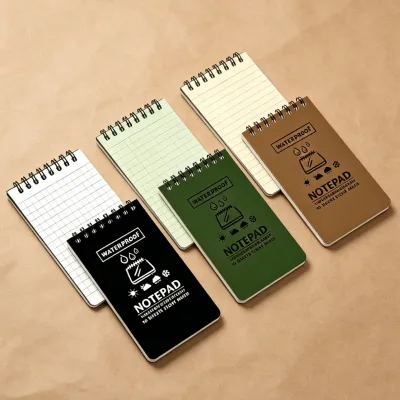 Custom Pocket Notebook Custom Logo Printed Spiral Bound Personalized Planner Portable Pocket Size Daily Carry Note Gift PP