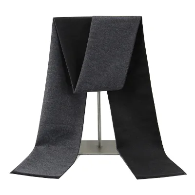 Hot Sale Winter Scarf Double-side Solid Color Business Scarf for Man