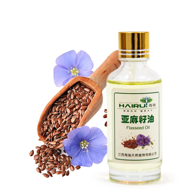 Food Grade Flaxseed Oil 500ml Linseed Oil Bulk Price Flaxseed Oil