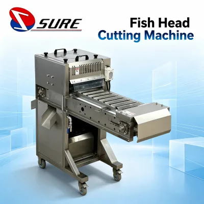 Food Grade Stainless Mackerel Fish Heading Machine Sardine Fish Deheader Seafood Processing Machine