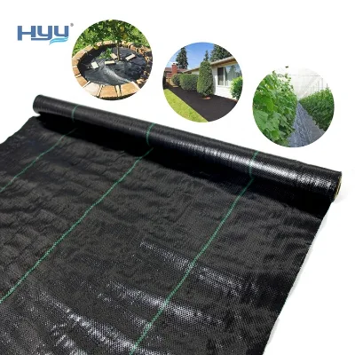 Wholesale Black Woven Fabric for Greenhouse UV Protection PP Weed Mat
