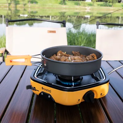 New 2500W High Power Portable Camping Stove - Modern Minimalist Design for Outdoor Family Use