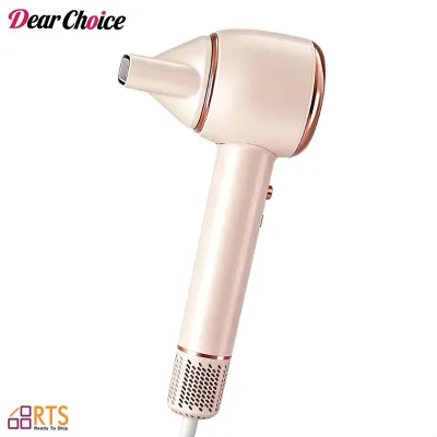 High Speed Hair Dryer Negative Ion Blow Dryer 57°C Constant Temperature Lightweight Magnetic Nozzle Low Noise Fast Drying