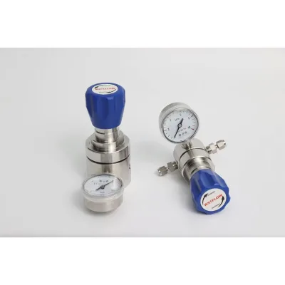 American Adjustable 150 psi CO2 1-Stage Pressure Regulator With Dual Gauges