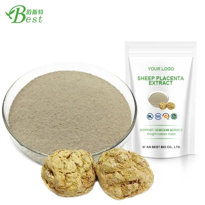 High Quality Factory Price Sheep Placenta Extract Freeze Dried Sheep Placenta Extract Powder 70%
