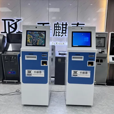 Automatic Floor-standing Support Mobile Money Payment Cash Deposit and Withdrawal Bank ATM Machine