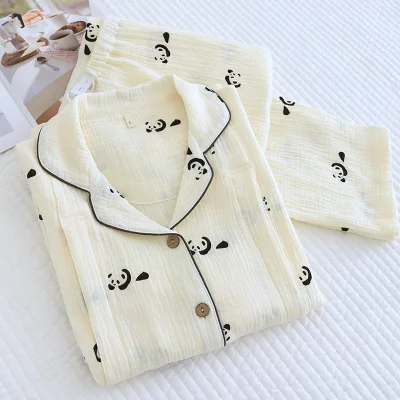 Factory Wholesale/OEM Maternity Wear Spring/autumn Postpartum Nursing Breastfeeding Pregnancy Cotton Pajamas Two-piece